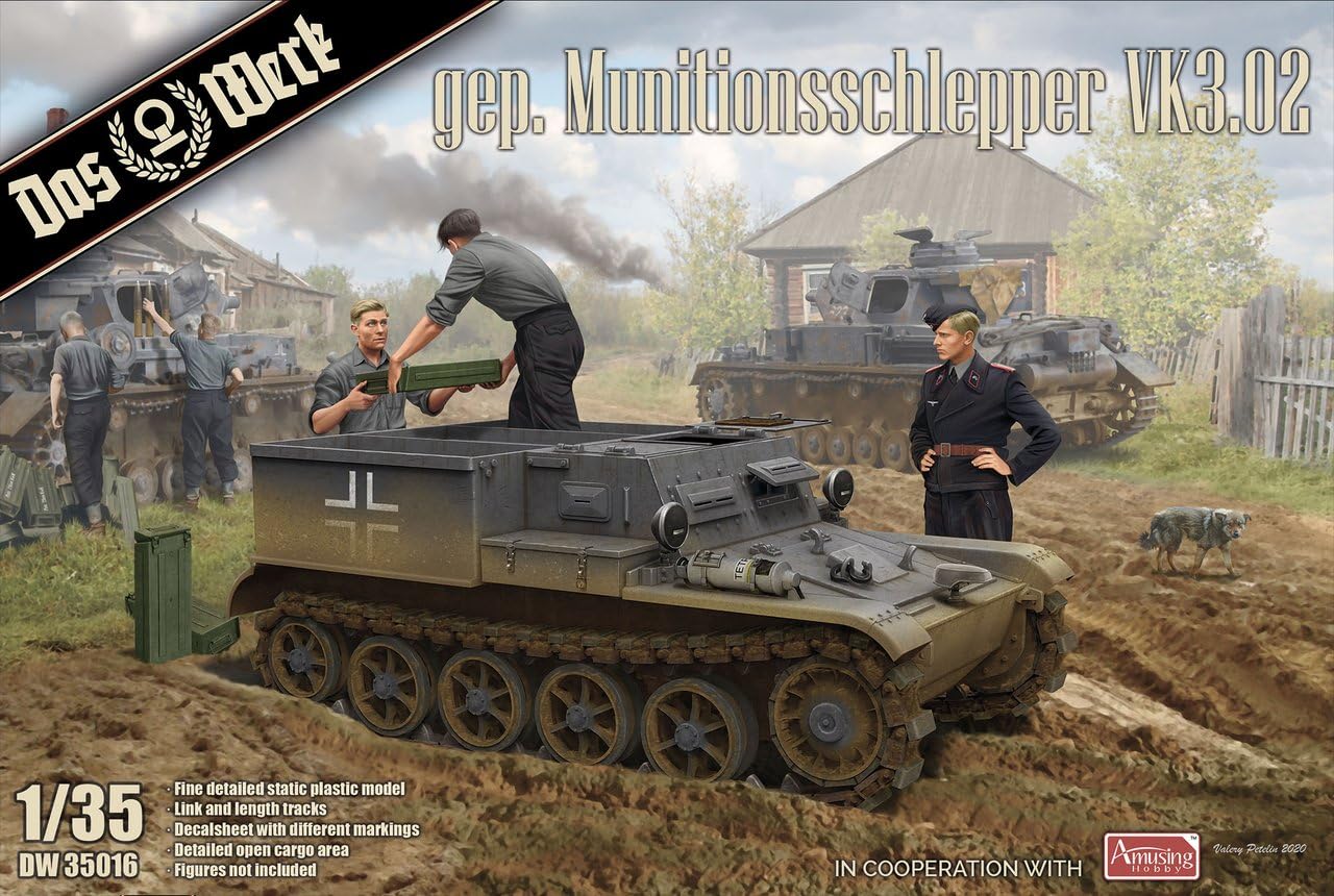 Amazon | ダス・ヴェルク 1/35 ドイツ軍 装甲弾薬トラクター VK3.02